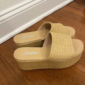 Platform fancy summer sandal